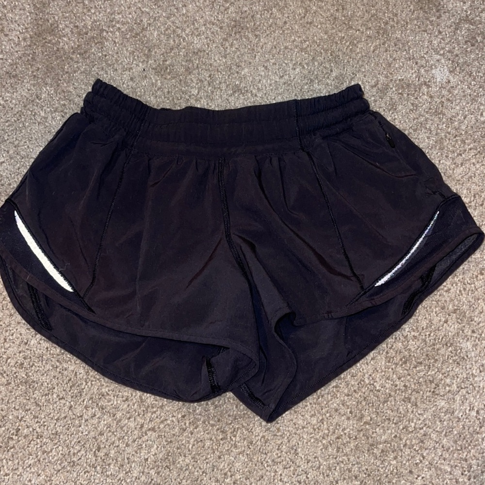 Lululemon shorts, black, size 4